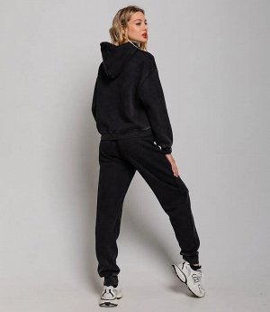 Спортивный костюм #КТ6023 (1), чёрный