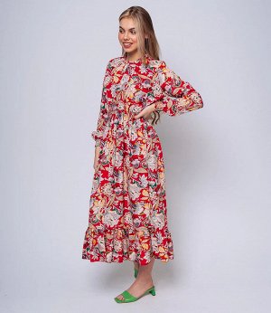 Платье #КТ828 (1), красный