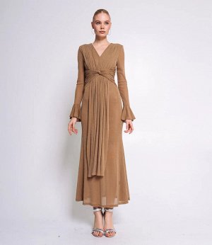 Платье #КТ501 (6), бежевый