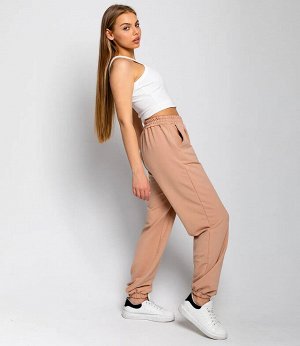 Спортивные брюки #БШ1736, бежевый