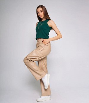 Брюки #КТ9121, бежевый
