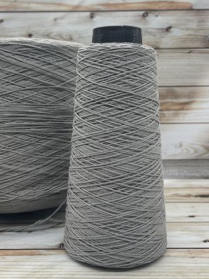 Пряжа для вязания 100 гр,Cotton Supersoft 100% хлопок Pettinato (чесанный) 325м/100г Светло-серый