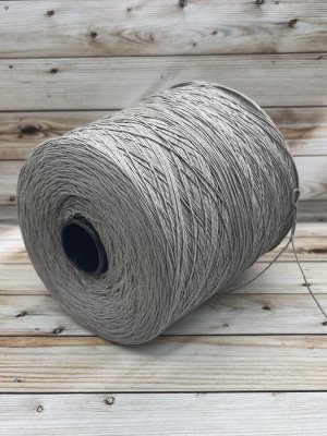 Пряжа для вязания 100 гр,Cotton Supersoft 100% хлопок Pettinato (чесанный) 325м/100г Светло-серый