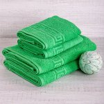 БГ90 Полотенце махровое, 50*90  бордюр &quot;греческий&quot;