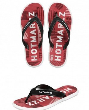 Hotmarzz Black Mara мужские шлепанцы с принтом, белый