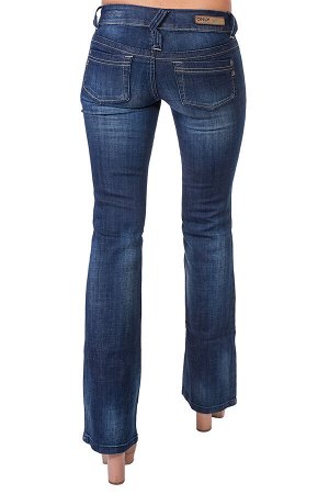 В меру расклешенные женские джинсы Миниатюрные кармашки, эффектный клеш от колена, широкий пояс №112