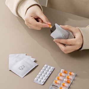 Пакеты с замком ZIP-LOCK для таблеток, 30 шт.