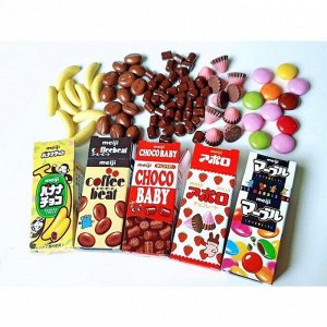 Шоколад Meiji набор ассорти 5 видов, 50г