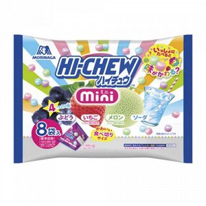 Конфеты  жевательные Hi-Chew Mini 4 вкуса, Morinaga, 80г
