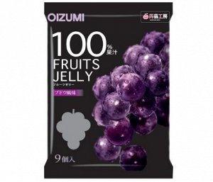 Желе “Oizumi” 100% порционное со вкусом винограда 9шт, пак 144г