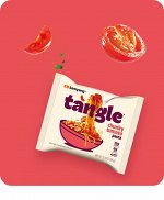 Паста с густым томатным соусом  Tangle chunky tomato pasta, 105гр