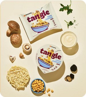 Паста со сливочным соусом и грибами  Tangle creamy mushroom pasta, 105гр