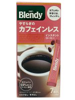 Кофе растворимый в стиках AGF Blendy без кофеина 7 шт, 14г