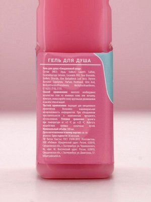 Подарочный набор косметики SWEET GIFT, гель для душа 300 мл и мочалка, Чистое счастье
