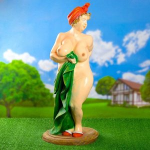 Садовая фигура из полистоуна «Банщица», 98x40x40 см