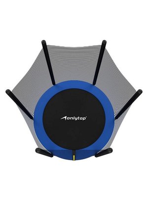 Батут ONLYTOP, d=183 см, высота сетки 173 см, цвет синий