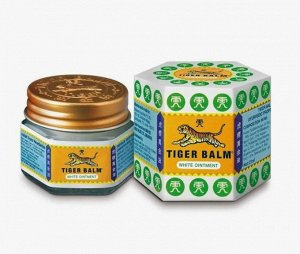 Бальзам для массажа Thai Tiger Balm белая мазь HR, 10 гр