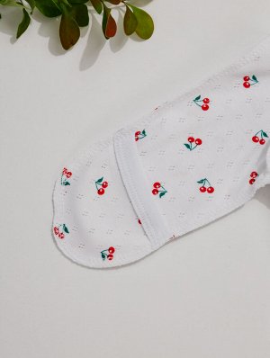 Комплект распашонка+ползунки вишня