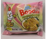 Лапша Boodak со вкусом острой курицы «Крем Карбонара», 140гр. 1*40, шт