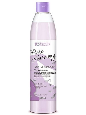Термально-мицеллярная вода для снятия макияжа Pure Harmony Бережное очищение 5 в 1 300мл