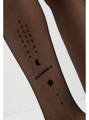 Euphoria Колготки женские c тату-рисунком 20 ден