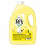 Средство для мытья посуды с ароматом лимона PURE Lemon DETERGENT 3л