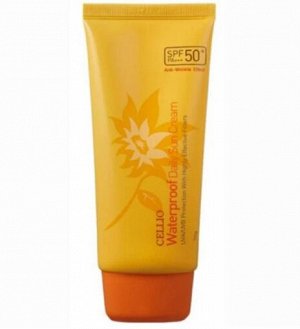 CELL SUN Крем для лица солнцезащитный с муцином улитки антивозрастной Cellio Snail Whitening Suncream SPF50+ PA+++ 70мл