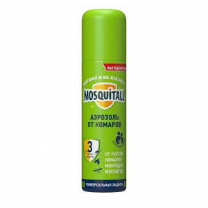 Средство от комаров аэрозоль MOSQUITALL 150мл Универсальная защита