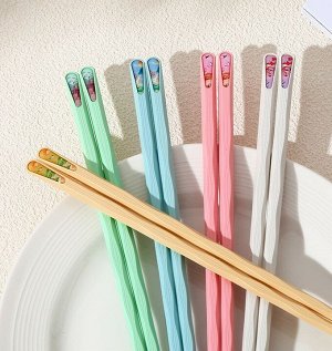 Китайские палочки для еды (многоразовые, 24 см, набор 5 пар)