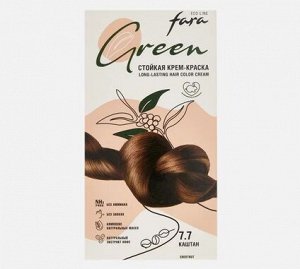 ECO LINE green Крем-краска для волос 7.7 Каштан