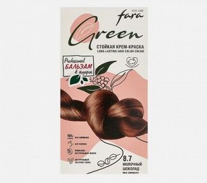 ECO LINE green Крем-краска для волос 8.7 Молочный шоколад