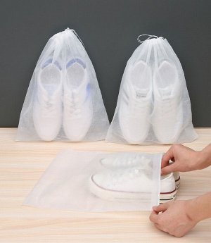 Мешки для обуви и вещей (32 х 38 см), 10 шт
