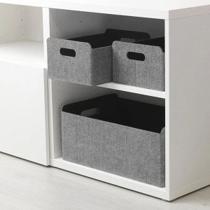 BESTÅ, Коробка, серая, 25х31х15 см
