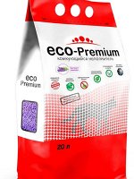 Наполнитель древесный комкующийся &quot;ECO-Premium ЛАВАНДА&quot; 20л.