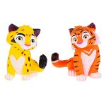 ST-FT1810-11 ИГРУШКА ПЛАСТИЗОЛЬ ДЛЯ ВАННЫ &quot;Капитошка&quot; Лео и Тиг (Лео + Тиг) в сетке (русс. уп.)