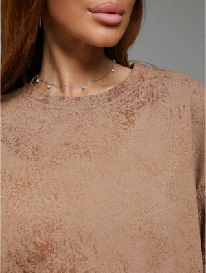 Ирбис футболка женская (кофе варенка)