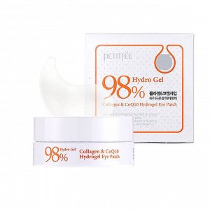 PETITFEE  COLLAGEN Q10 HYDROGEL EYE PATCH Гидрогелевые патчи с коллагеном