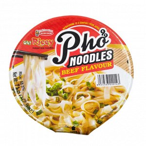 Лапша быстрого приготовления OH!RICEY BOWL 'Фо Бо' со вкусом говядины ACECOOK,  71гр ( чашка)