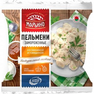 Пельмени "Марьино со свининой и говядиной" Беларусь 400гр (1/12)