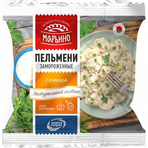 Пельмени Марьино с мясом цыпленка-бройлера 400гр (1/12)