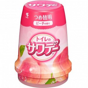 Освежитель воздуха для туалета Sawaday «Peach» (сменный гелевый блок) 140 г / 28