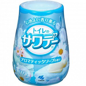 Освежитель воздуха для туалета Sawaday «Aromatic soap» (гелевый) 140 г / 24