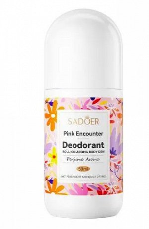 Женский роликовый дезодорант Sadoer Pink Encounter