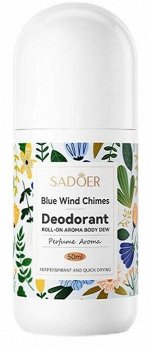 Женский роликовый дезодорант Sadoer Blue Wind Chimes