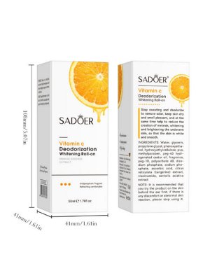 Шариковый дезодорант с витамином С Sadoer Vitamin C Deodorization