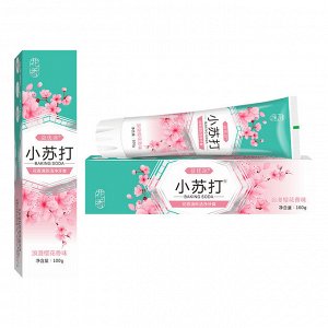 Отбеливающая зубная паста Baking Soda Toothpaste с цветочным ароматом