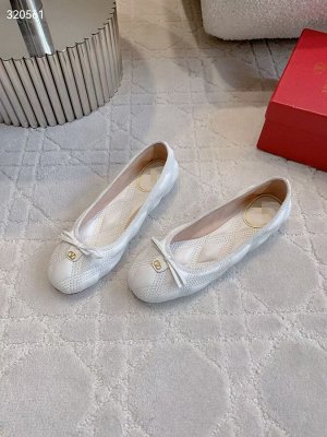 Балетки женские кожаные
