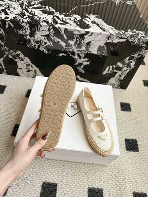 Балетки женские кожаные