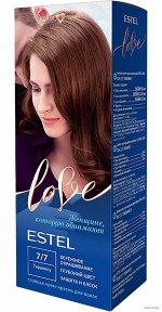 EL7/7 Стойкая крем-краска  для волос ESTEL LOVE тон 7/7 Тирамису