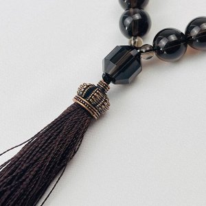 Четки из Раухтопаза (33 бусины)